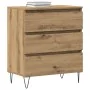 Aparador con Cajones de Roble Artesanal 60x35x70 cm Madera Engineered | Foro24.es | Tu tienda online para hogar, jardín y más Foro24.es