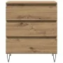Aparador con Cajones de Roble Artesanal 60x35x70 cm Madera Engineered | Foro24.es | Tu tienda online para hogar, jardín y más Foro24.es