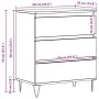 Aparador con Cajones de Madera Vieja 60x35x70 cm Madera Ingenierizada | Foro24.es | Tu tienda online para hogar, jardín y más Foro24.es