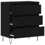 Sideboard con cajones Negro Roble 60x35x70 cm Madera de ingeniería | Foro24.es | Tu tienda online para hogar, jardín y más Foro24.es