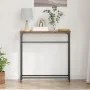 Mesa Consola Madera Vieja 75x19,5x75 cm Madera Ingenierizada y Acero | Foro24.es | Tu tienda online para hogar, jardín y más Foro24.es
