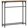 Mesa Consola Madera Vieja 75x19,5x75 cm Madera Ingenierizada y Acero | Foro24.es | Tu tienda online para hogar, jardín y más Foro24.es