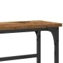 Mesa Consola Madera Vieja 75x19,5x75 cm Madera Ingenierizada y Acero | Foro24.es | Tu tienda online para hogar, jardín y más Foro24.es