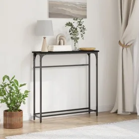 Comprar Mesa Consola Roble negro Marco de metal