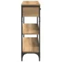 Mesa de Consola Roble Artesanal 100x25x75 cm Madera Contrachapada y Acero von , Seitentische - Ref: Foro24-863512, Preis: 97,...