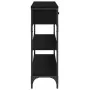 Mesa de Consola Negro Roble 100x25x75 cm Madera Ingenierizada y Acero von , Seitentische - Ref: Foro24-863513, Preis: 103,47 ...