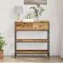 Mesa Consola Madera Vieja 72,5x25x75 cm Madera de Ingeniería y Acero von , Seitentische - Ref: Foro24-863519, Preis: 82,00 €,...