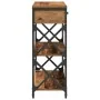 mesa consola de madera vieja 75x28x75 cm madera de ingeniería y acero by , Side tables - Ref: Foro24-863535, Price: 86,47 €, ...