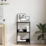 Estantería Negra de Roble 50x33x82 cm en Madera Elaborada y Acero | Foro24.es | Tu tienda online para hogar, jardín y más Foro24.es