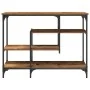 Mesa Consola de madera antigua 100x35x75 cm de madera aglomerada y acero by , Side tables - Ref: Foro24-863559, Price: 78,77 ...