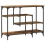 Mesa Consola de madera antigua 100x35x75 cm de madera aglomerada y acero by , Side tables - Ref: Foro24-863559, Price: 78,77 ...