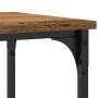 Mesa Consola de madera antigua 100x35x75 cm de madera aglomerada y acero by , Side tables - Ref: Foro24-863559, Price: 78,77 ...