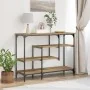 Mesa de Consola Roble Artesanal 100x35x75 cm Madera Elaborada y Acero | Foro24.es | Tu tienda online para hogar, jardín y más Foro24.es