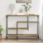 Mesa de Consola Roble Artesanal 100x35x75 cm Madera Elaborada y Acero | Foro24.es | Tu tienda online para hogar, jardín y más Foro24.es