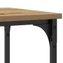 Mesa de Consola Roble Artesanal 100x35x75 cm Madera Elaborada y Acero | Foro24.es | Tu tienda online para hogar, jardín y más Foro24.es