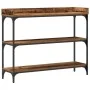 Mesa de Consola de Madera Vieja 100x30x80 cm de Madera Ingenierizada y Acero | Foro24.es | Tu tienda online para hogar, jardín y más Foro24.es