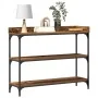 Mesa de Consola de Madera Vieja 100x30x80 cm de Madera Ingenierizada y Acero | Foro24.es | Tu tienda online para hogar, jardín y más Foro24.es