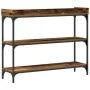 Mesa de Consola de Madera Vieja 100x30x80 cm de Madera Ingenierizada y Acero | Foro24.es | Tu tienda online para hogar, jardín y más Foro24.es