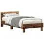 Estructura de Cama Madera vieja Madera maciza 100 x 200 cm | Foro24.es | Tu tienda online para hogar, jardín y más Foro24.es