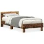 Estructura de Cama Madera vieja Madera maciza 100 x 200 cm | Foro24.es | Tu tienda online para hogar, jardín y más Foro24.es