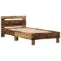 Estructura de Cama Madera vieja Madera maciza 100 x 200 cm | Foro24.es | Tu tienda online para hogar, jardín y más Foro24.es