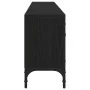 mueble de TV con cajón negro de roble 200x25x44 cm de madera elaborada von , TV-Möbel - Ref: Foro24-863677, Preis: 136,39 €, ...