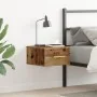 Cabinet de Noche Wall-Mounted Madera Vieja 35x35x20 cm | Foro24.es | Tu tienda online para hogar, jardín y más Foro24.es
