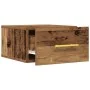 Cabinet de Noche Wall-Mounted Madera Vieja 35x35x20 cm | Foro24.es | Tu tienda online para hogar, jardín y más Foro24.es