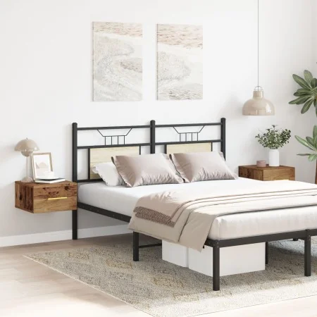 Mesitas de noche 2 pcs Montadas en la pared Madera vieja 35x35x20 cm | Foro24.es | Tu tienda online para hogar, jardín y más Foro24.es