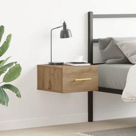 gabinete de noche montado en la pared de roble artesanal 35x35x20 cm | Foro24.es | Tu tienda online para hogar, jardín y más Foro24.es