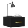 Cabinet de Noche Wall-Mounted Negro Roble 35x35x20 cm | Foro24.es | Tu tienda online para hogar, jardín y más Foro24.es