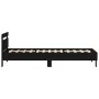 Estructura de Cama con Luces LED Roble Negro 90x200 cm Madera Ingenierizada | Foro24.es | Tu tienda online para hogar, jardín y más Foro24.es