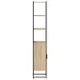 Armario de baño Roble Sonoma 33x33x185,5 cm Madera Engineered by , bathroom vanities - Ref: Foro24-864342, Price: 85,10 €, Di...
