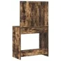 Tocador con Luces LED Roble Ahumado 78.5x41x135 cm by , Bedroom Dressers - Ref: Foro24-865032, Price: 115,28 €, Discount: -5%%