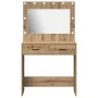 Tocador con Luces LED Roble Artesanal 78.5x41x135 cm von , Schlafzimmerkommoden - Ref: Foro24-865036, Preis: 115,48 €, Rabatt...