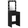 Mesa de Tocador con Luces LED Roble Negro 50x41x135 cm von , Schlafzimmerkommoden - Ref: Foro24-865038, Preis: 96,13 €, Rabat...