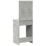 Mesa de maquillaje con luces LED en gris concreto, 50x41x135 cm de , Tocadores para dormitorios - Ref: Foro24-865040, Precio:...