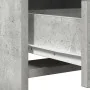 Mesa de maquillaje con luces LED en gris concreto, 50x41x135 cm de , Tocadores para dormitorios - Ref: Foro24-865040, Precio:...