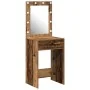 Mesa de tocador con luces LED Madera antigua 50x41x135 cm von , Schlafzimmerkommoden - Ref: Foro24-865044, Preis: 90,67 €, Ra...