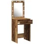 Mesa de tocador con luces LED Madera antigua 50x41x135 cm von , Schlafzimmerkommoden - Ref: Foro24-865044, Preis: 90,67 €, Ra...