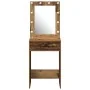 Mesa de tocador con luces LED Madera antigua 50x41x135 cm von , Schlafzimmerkommoden - Ref: Foro24-865044, Preis: 90,67 €, Ra...