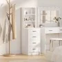Alacena Blanca 40x41x135 cm Madera Elaborada by , Sideboards - Ref: Foro24-865046, Price: 101,88 €, Discount: -5%%