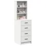 Alacena Blanca 40x41x135 cm Madera Elaborada by , Sideboards - Ref: Foro24-865046, Price: 101,88 €, Discount: -5%%