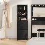 Mueble Alto Negro Roble 40x41x135 cm Madera Elaborada by , Sideboards - Ref: Foro24-865047, Price: 97,04 €, Discount: -5%%