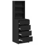 Mueble Alto Negro Roble 40x41x135 cm Madera Elaborada by , Sideboards - Ref: Foro24-865047, Price: 97,04 €, Discount: -5%%