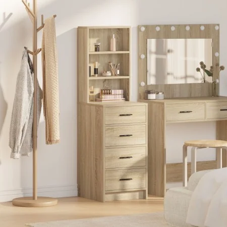 Alto Sonoma Roble 40x41x135 cm Madera Elaborada by , Sideboards - Ref: Foro24-865048, Price: 90,63 €, Discount: -5%%
