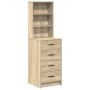 Alto Sonoma Roble 40x41x135 cm Madera Elaborada by , Sideboards - Ref: Foro24-865048, Price: 90,63 €, Discount: -5%%