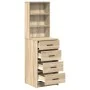 Alto Sonoma Roble 40x41x135 cm Madera Elaborada by , Sideboards - Ref: Foro24-865048, Price: 90,63 €, Discount: -5%%