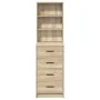 Alto Sonoma Roble 40x41x135 cm Madera Elaborada by , Sideboards - Ref: Foro24-865048, Price: 90,63 €, Discount: -5%%