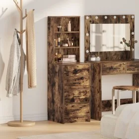 Highboard de Roble Ahumado 40x41x135 cm de Madera Elaborada von , Sideboards - Ref: Foro24-865050, Preis: 90,63 €, Rabatt: -5%%